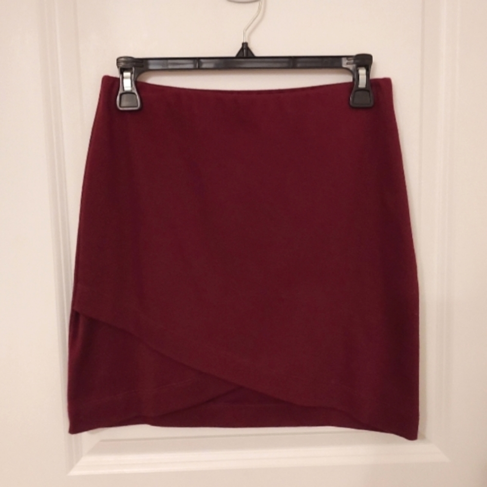 SO Burgandy Skirt